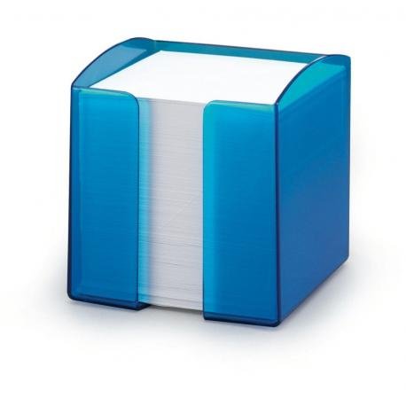 Durable, pojemnik z karteczkami trend, niebiesko przezroczysty DURABLE
