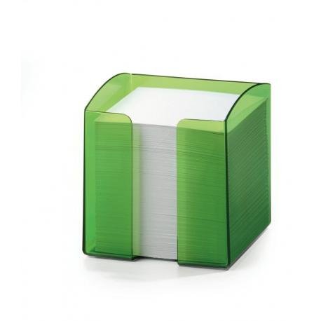Durable, pojemnik z karteczkami trend, zielono przezroczysty DURABLE