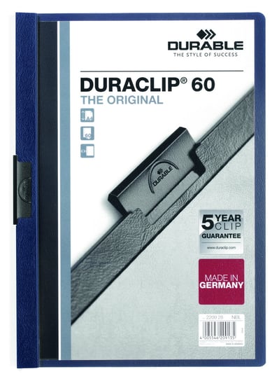 Durable Skoroszyt zaciskowy Duraclip Original 60 - kolor ciemnogranatowy DURABLE
