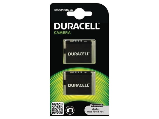 Duracell Akumulator 3.8V 1250mAh zamiennik GoPro Hero 5/6/7 - 2 szt. Duracell