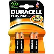 Duracell PLUS POWER AAA, blister 4 szt Duracell