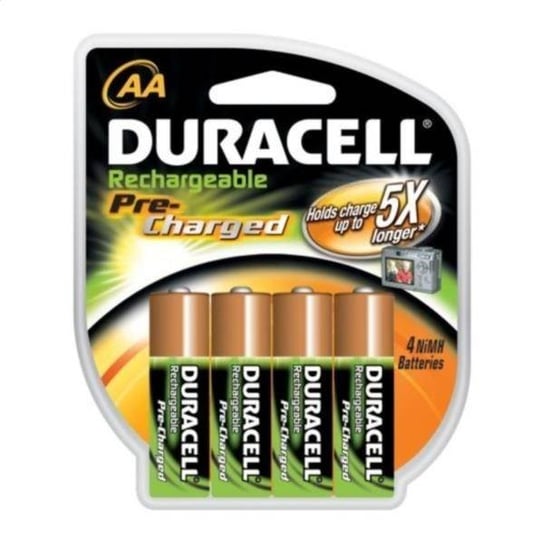 Duracell Rechargeable Ni-Mh Aa 2400Mah Stay Charged Dx1500 4Batt/Bl Duracell