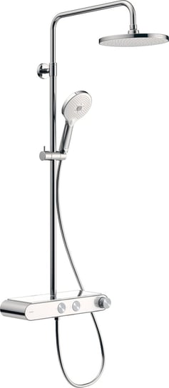 Duravit Shower Systems zestaw prysznicowy ścienny termostatyczny chrom biały połysk TH4380008005 Inna marka
