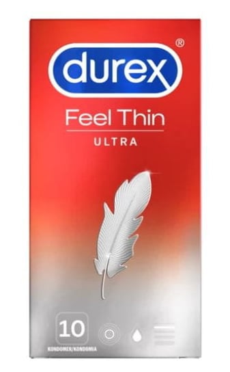 Durex, Feel Ultra Thin, Wyrób medyczny, 10 Sztuk Durex