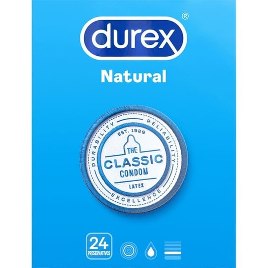 Durex, Natural Classic, Wyrób medyczny, 24 sztuki Durex