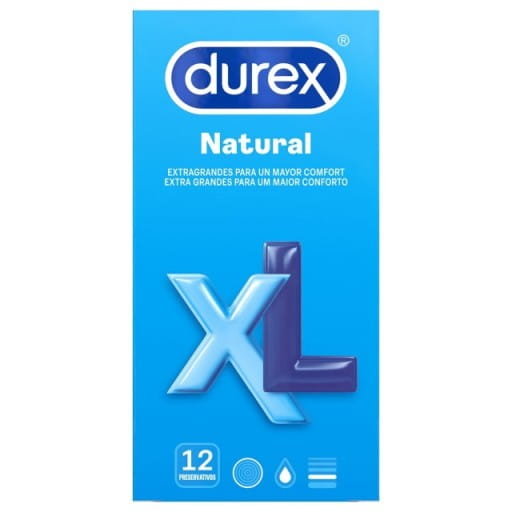 Durex, Natural Xl, Wyrób medyczny, 12 Sztuk Durex