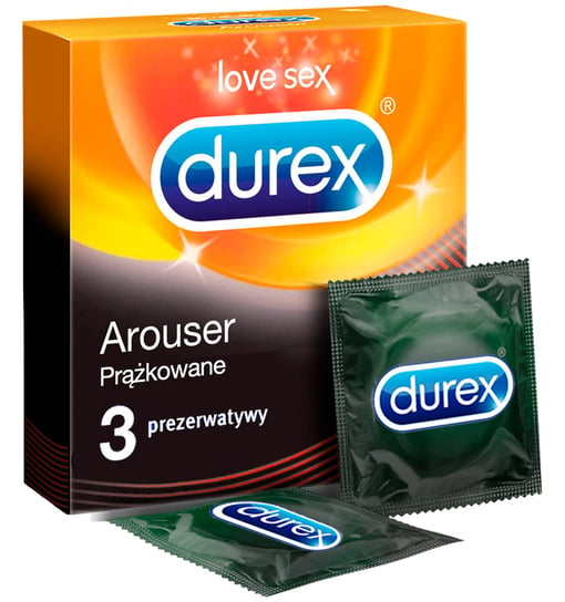 Durex, prezerwatywy Arouser, Wyrób medyczny, 3 szt. Durex