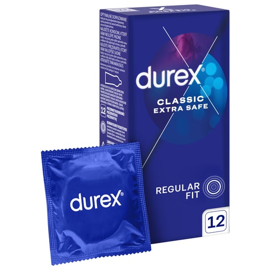 Durex, prezerwatywy Extra Safe,Wyrób medyczny, 12 szt. Durex