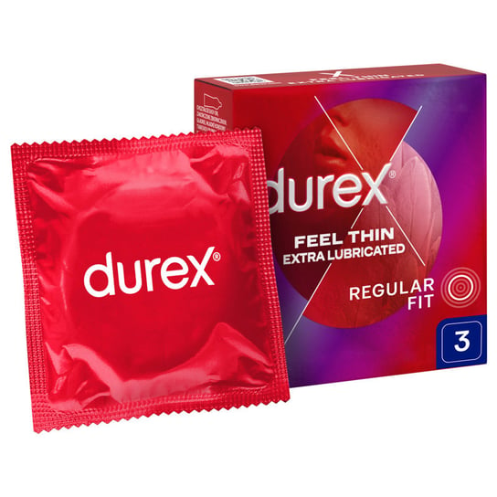 Durex, prezerwatywy Fetherlite Elite, Wyrób medyczny, 3 szt. Durex