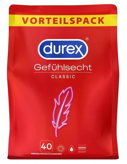 Durex, Prezerwatywy Gefühlsecht Classic, 8szt. Orion