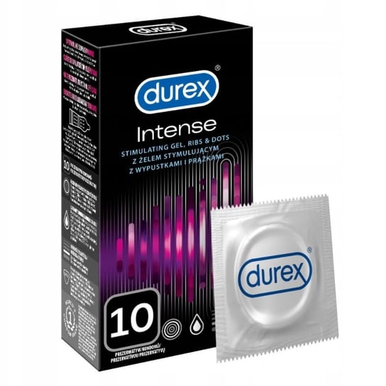 Durex, prezerwatywy Intense, Wyrób medyczny, 10 szt. Durex