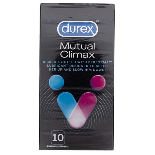 Durex prezerwatywy Mutual Climax, Wyrób medyczny, 10 sztuk Durex