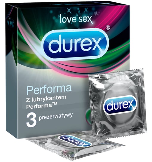 Durex, prezerwatywy Preforma, Wyrób medyczny, 3 szt. Durex