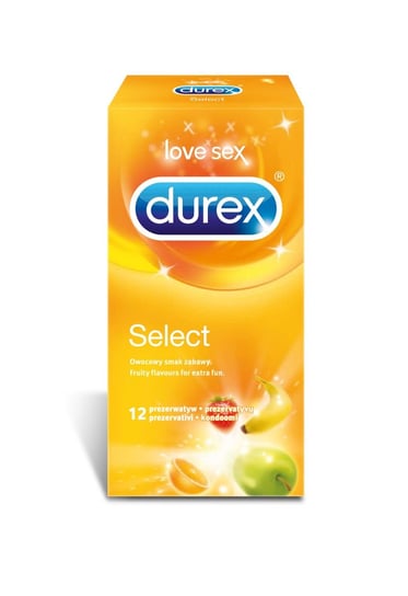 Durex, Select, Prezerwatywy, Wyrób medyczny, 12 Szt. Durex