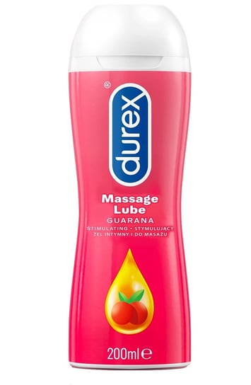 Durex, żel intymny - lubrykant do masażu pobudzający z guaraną 2w1, Wyrób medyczny, 1 szt. Durex