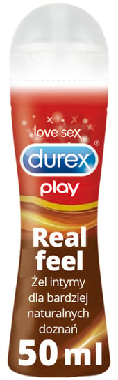 Durex, żel intymny - lubrykant silikonowy Real Feel, Wyrób medyczny, 50 ml Durex