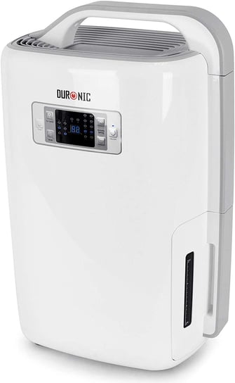 Duronic DH20 Osuszacz powietrza pochłaniacz wilgoci wydajność 20 l / dobę programator regulacja wilgotności | moc 320W | zbiornik 4l | automatyczne wyłącznie | cyfrowy wyświetlacz Duronic