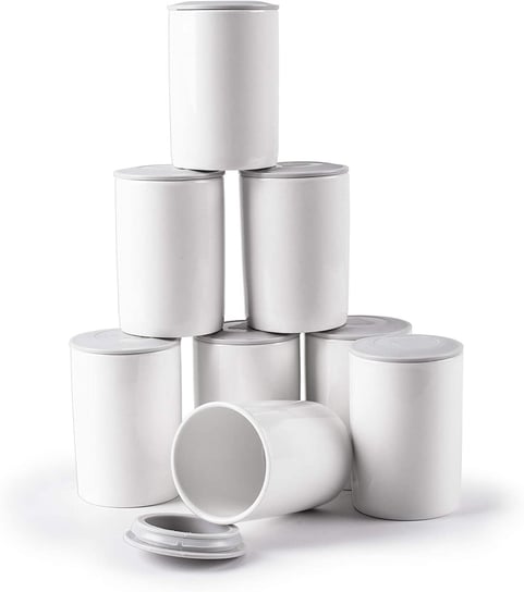 Duronic P8YM2 Ceramiczne pojemniczki do jogurtów 8 sztuk jogurtownica YM1 i YM2 Duronic