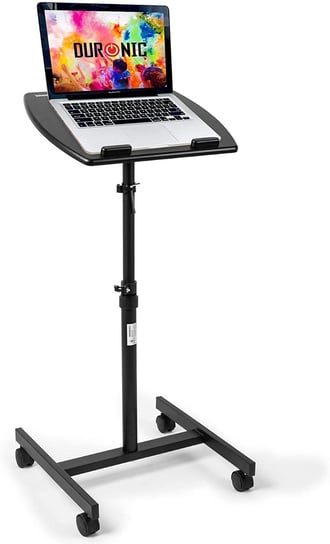 Duronic WPS27 Mobilny stolik pod laptopa projektor rzutnik regulowana wysokość i kąt nachylenia, kółka z blokadą Duronic
