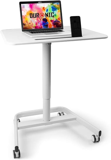 Duronic WPS77 Mobilny stolik pod laptopa regulacja wysokości praca stojąco- siezaca, kółka z blokadą maks. 15 kg Duronic