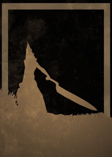 Dusk of Villains - Pyramid Head, Silent Hill - plakat 29,7x42 cm Galeria Plakatu