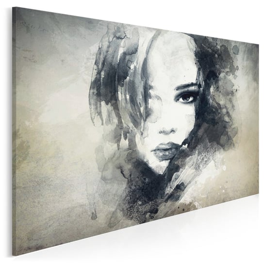 Dusza z antracytu - nowoczesny obraz na płótnie - 120x80 cm VAKU-DSGN Nowoczesne obrazy