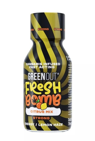 Dutch Therapy, GreenOut Fresh Bomb Mix, Shake konopny Citrus  Strong Green Out, Suplementy diety, 100ml Dutch Therapy