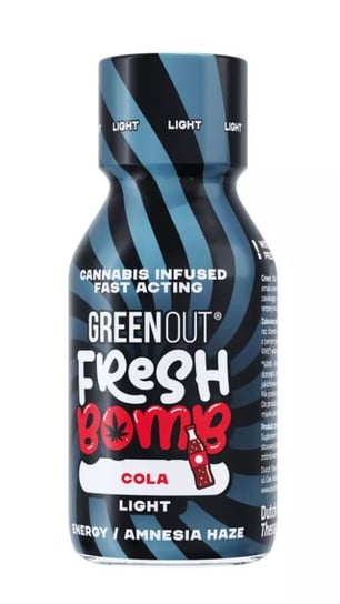 Dutch Therapy, GreenOut Fresh Bomb, Shake konopny Cola Light Green Out, 100 ml Dutch Therapy