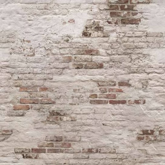 DUTCH WALLCOVERINGS Fototapeta Old Brick Wall, beżowo-brązowa Dutch Wallcoverings