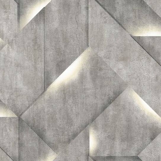 DUTCH WALLCOVERINGS Tapeta Onyx, ciemnoszara Dutch Wallcoverings