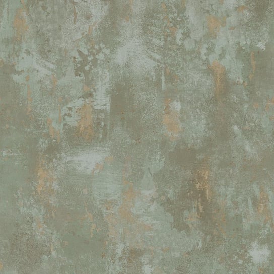 DUTCH WALLCOVERINGS Tapeta z motywem betonu, zielona, TP1010 Dutch Wallcoverings