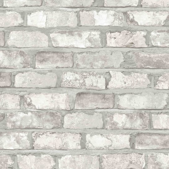 DUTCH WALLCOVERINGS Tapeta z motywem białej cegły, EW3104 Dutch Wallcoverings