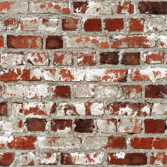 DUTCH WALLCOVERINGS Tapeta z motywem cegieł, czerwona Dutch Wallcoverings