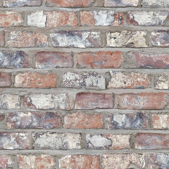 DUTCH WALLCOVERINGS Tapeta z motywem cegieł, kolorowa, EW3103 Dutch Wallcoverings