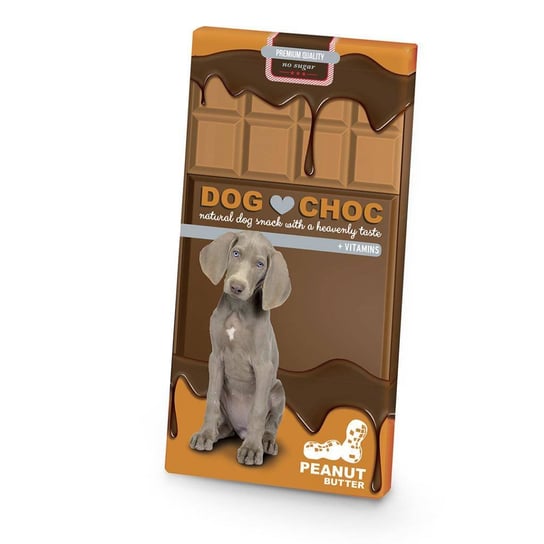 Duvo+ Czekolada Dog Choc Peanutbutter 100g, przysmak dla psów DUVO+