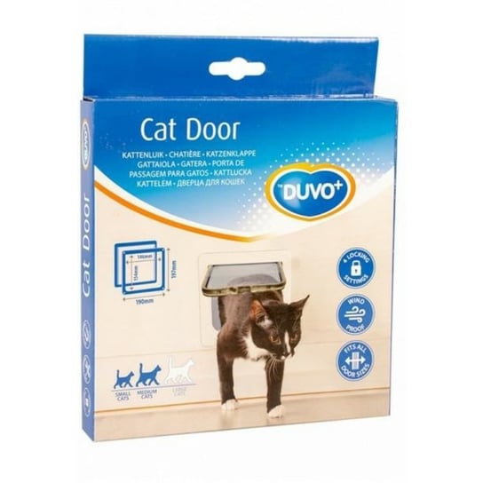 DUVO+ Drzwi dla kota 19x19,7cm DUVO+