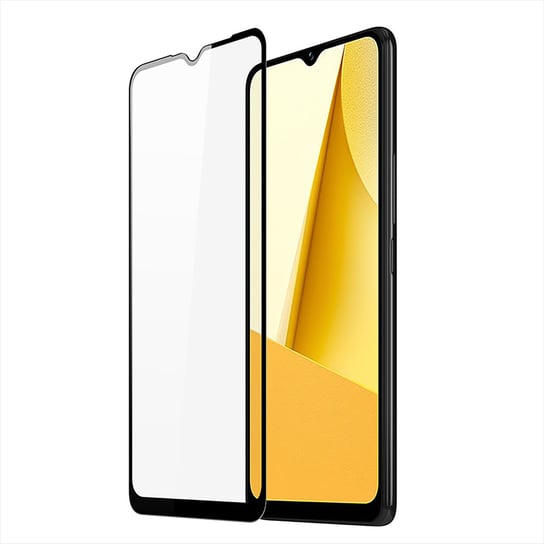 Dux Ducis 9D Tempered Glass Szkło Hartowane Vivo Y16 / Y02S Na Cały Ekran Z Ramką Czarny (Case Friendly) Dux Ducis