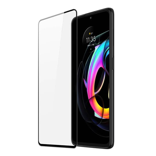 Dux Ducis 9D Tempered Glass wytrzymałe szkło hartowane 9H na cały ekran z ramką Motorola Moto Edge 20 Lite czarny (case friendly) Dux Ducis