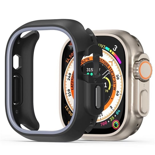 DUX DUCIS Bamo - futerał ochronny Hard PC do Apple Watch Ultra/Ultra 2 49mm czarno szary Dux Ducis