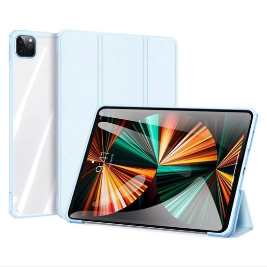 Dux Ducis Copa etui do iPad Pro 12.9'' 2021 / 2020 / 2018 pokrowiec smart cover z podstawką niebieski 4kom.pl