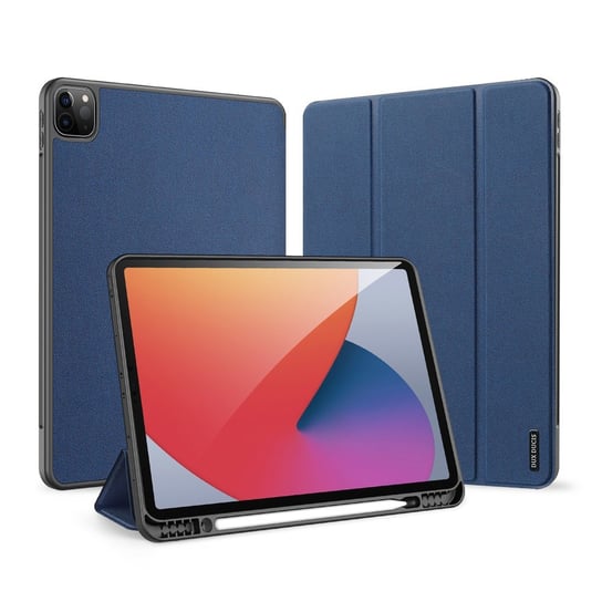 DUX DUCIS Domo składany pokrowiec etui na tablet z funkcją Smart Sleep podstawka iPad Pro 12.9'' 2021 niebieski Dux Ducis