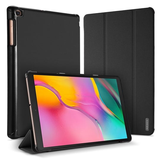 DUX DUCIS Domo składany pokrowiec etui na tablet z funkcją Smart Sleep podstawka Samsung Galaxy Tab A 10.1 2019 T515 T510 czarny - Czarny Dux Ducis