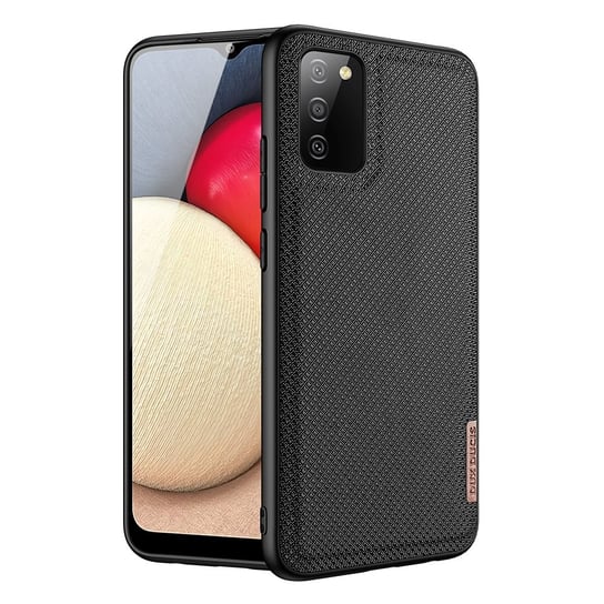 Dux Ducis Fino etui pokrowiec pokryty nylonowym materiałem Samsung Galaxy A02s EU czarny Dux Ducis