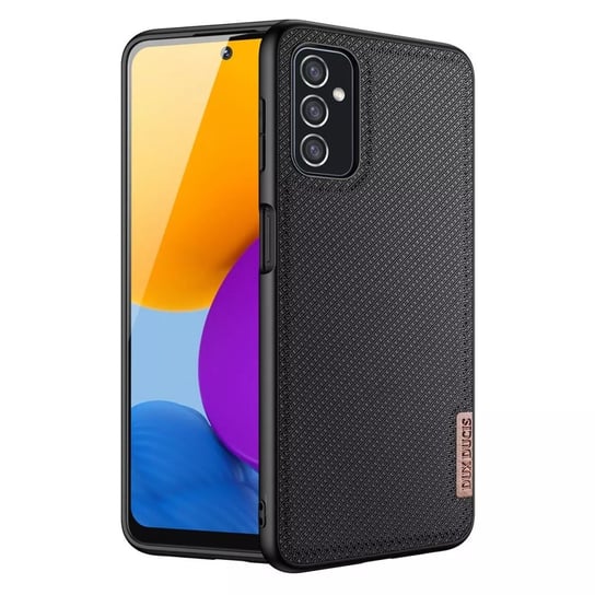 Dux Ducis Fino etui pokrowiec pokryty nylonowym materiałem Samsung Galaxy M52 5G czarny 4kom.pl