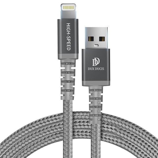 Dux Ducis K-ONE Series nylonowy kabel przewód USB / Lightning MFI 5V 2.4A 1M szary Dux Ducis