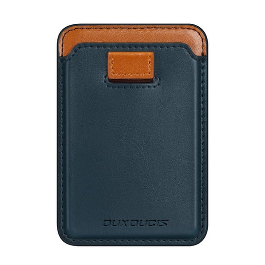 Dux Ducis Magnetic Leather Wallet Magnetyczny Portfel Magsafe Do Iphone Blokada Rfid Niebieskie Dux Ducis