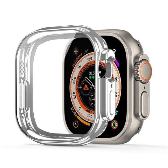 Dux Ducis Samo Etui Do Apple Watch Ultra 1/2 49 Mm Elastyczny Pokrowiec Na Smartwatch Srebrne Inna marka