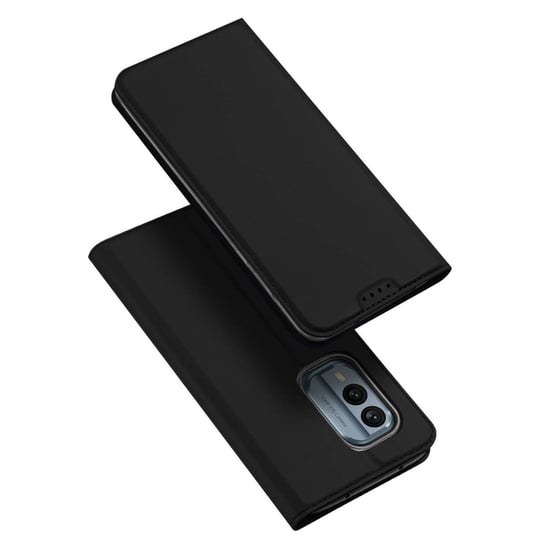 Dux Ducis Skin Pro etui Nokia X30 pokrowiec z klapką portfel na kartę podstawka czarne Dux Ducis