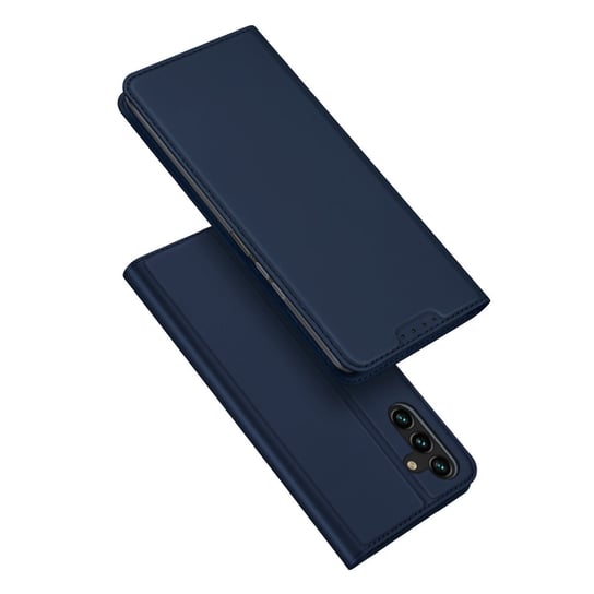 Dux Ducis Skin Pro Etui Samsung Galaxy A14 5G Pokrowiec Z Klapką Portfel Na Kartę Podstawka Niebieskie Dux Ducis