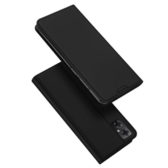 Dux Ducis Skin Pro Etui Xiaomi Redmi Note 11E /Redmi 10 5G / Redmi 10 Prime+ 5G / Poco M4 5G Pokrowiec Z Klapką Portfel Na Kartę Podstawka Czarne Dux Ducis